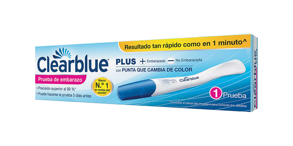 prueba de embarazo clearblue visual x1