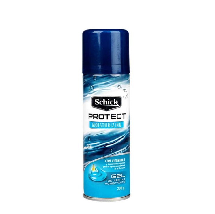 afeitado gel shick gel humectante x 200 ml