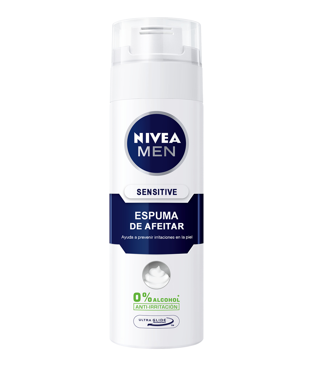 espumas nivea men sensitive 200 ml