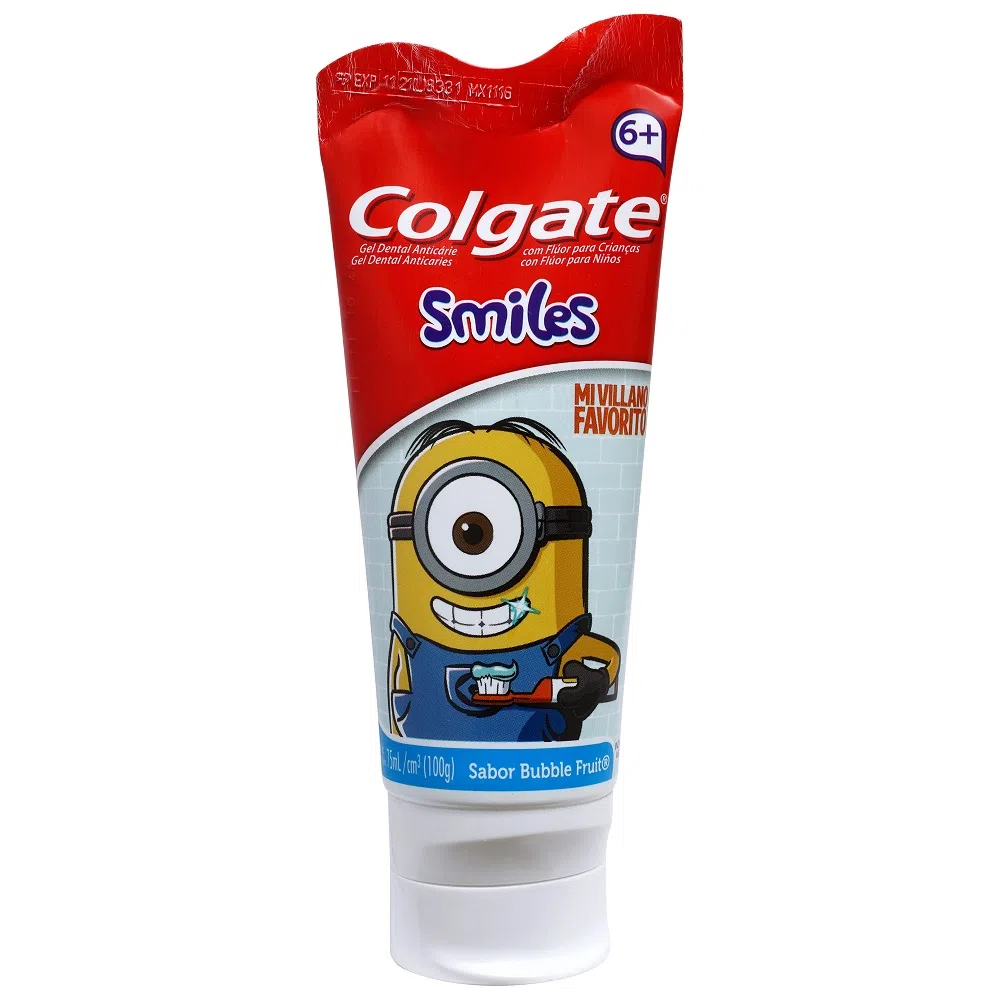 crema dental colgate niños smile minions mayor de 6 años