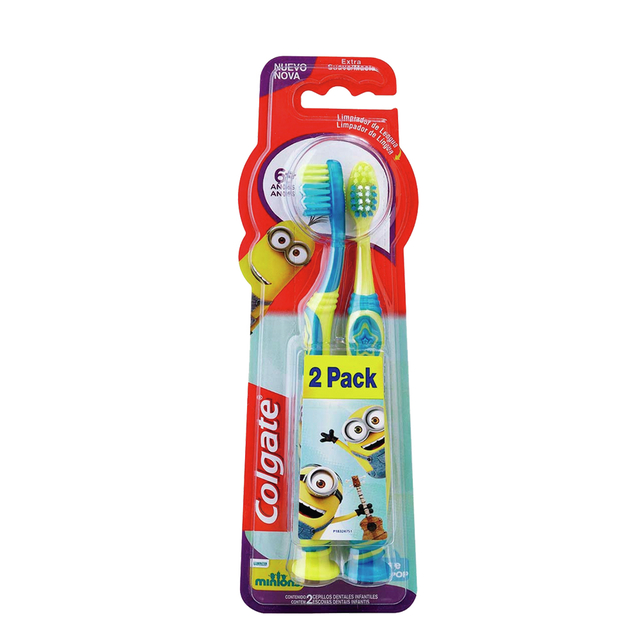 cepillo dental colgate smiles minions