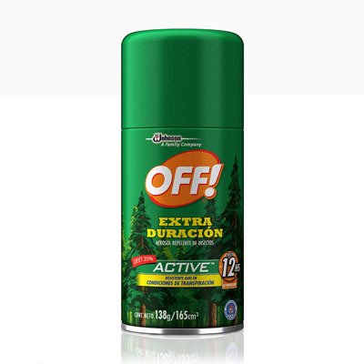 repelente corporal off aerosol extra duración