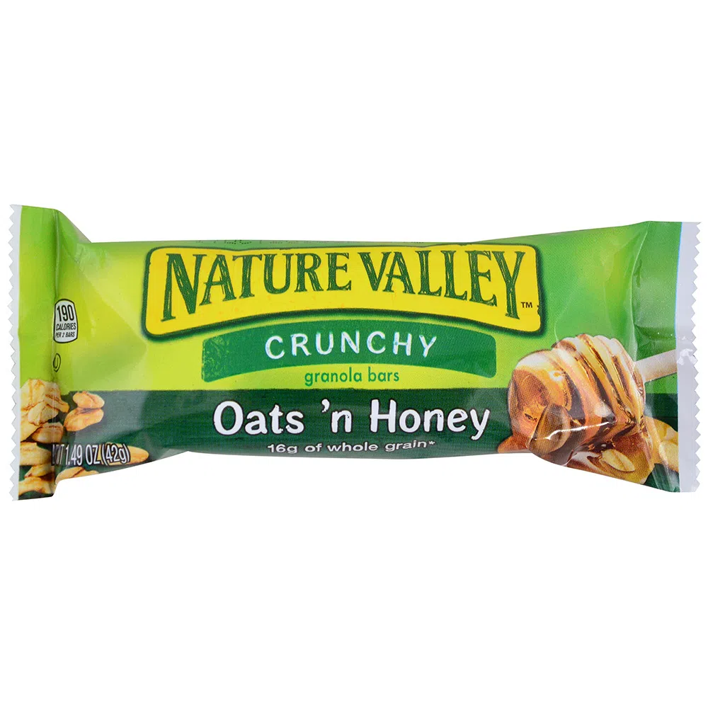 barra de cereral nature valley avena y miel 42 g