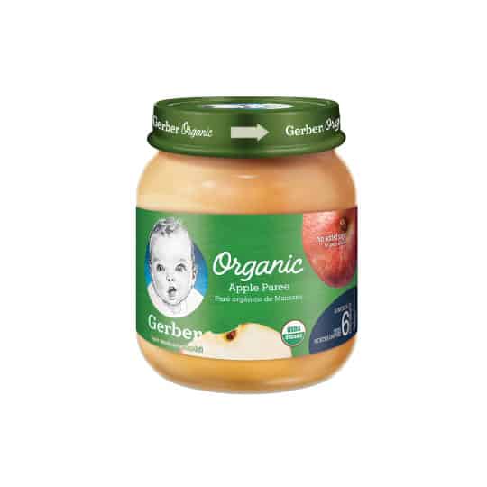 compota gerber organico manzana 113 gr