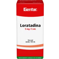 loratadina genfar jarabe frasco*100m