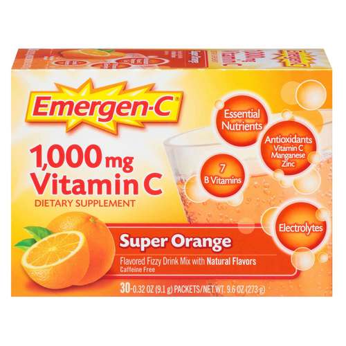 emergen c - vitamina c naranja 500 mg