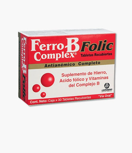 ferro-b - complex folic antianémico